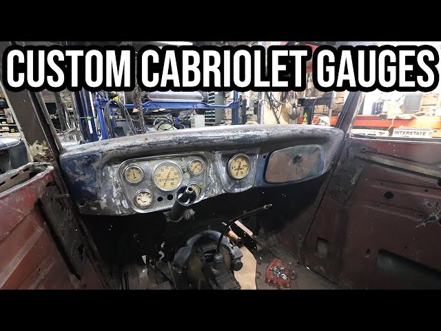 Cutting Up Mike's 1934 Cabriolet's Dash For Custom Gauges!!!