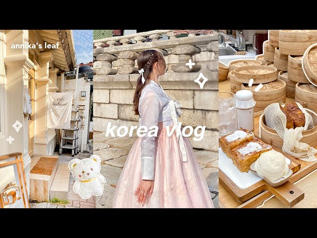 KOREA VLOG🎐🐈 gwangjang market, busan trip, cafes, hanboks, hangang picnic, traveling w subscribers 🤍