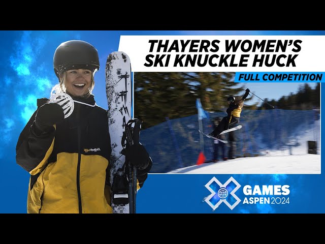 Thayers Women’s Ski Knuckle Huck: FULL COMPETITION | X Games Aspen 2024