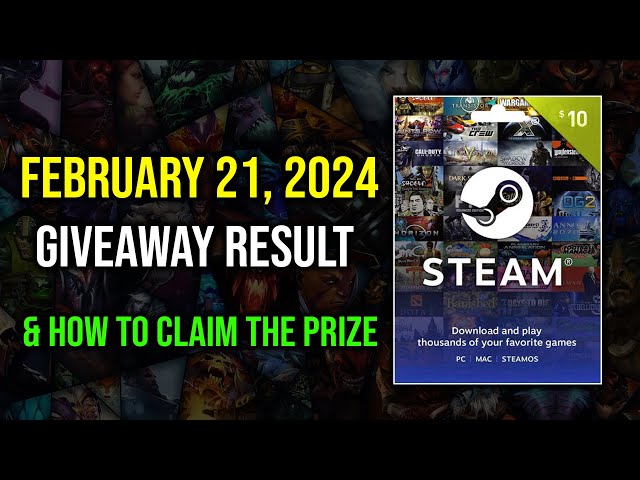 NEW February 21, 2024 Giveaway Winner Result and How to Claim the Prize