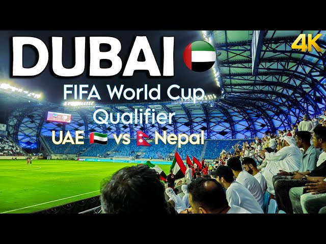 First time watching football match | World Cup Qualifier | UAE vs Nepal |  Al Maktoum Stadium Dubai