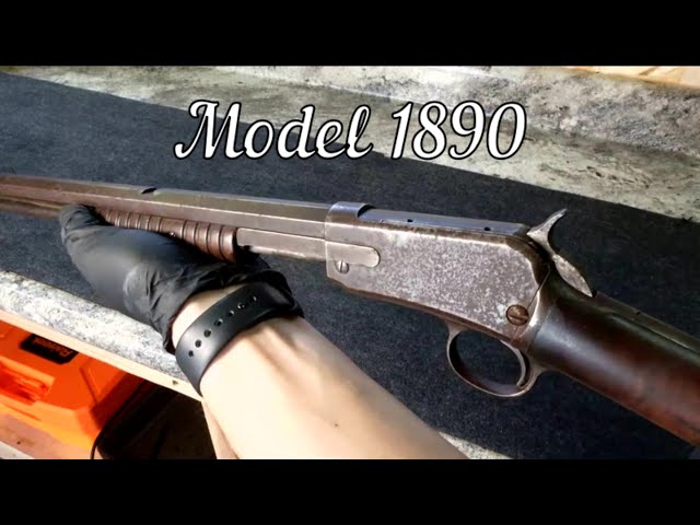 Restoring a 1903 Winchester pump action Rifle, (With test fire).