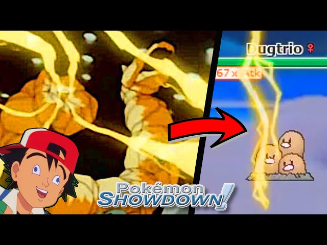 I beat GROUND types with ELECTRIC moves, like ASH in the anime  |  Pokemon Challenge