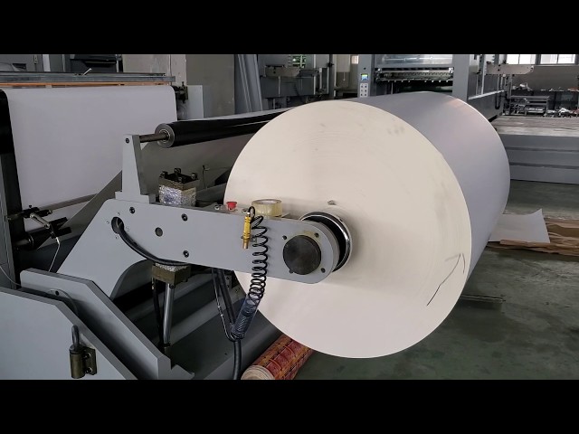 Flexible Roll Paper Hot Foil Stamping and Die Cutting and Sheet Cutting inline Machine