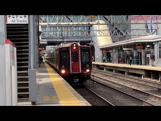 MTA-Metro North Railroad: Short New Haven Line Action @ Stamford (M8's, Amtrak) ft @BillyFromNYC