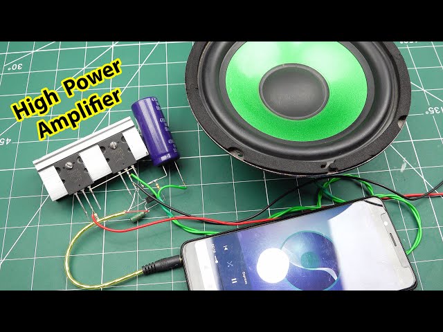 [DIY]  Powerful Amplifier Circuit using 2SC5200 & 2SA1943 Transistor