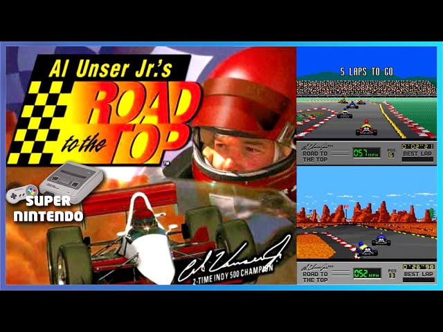 Al Unser Jr.'s Road to the Top - Super Nintendo (SNES) gameplay on Mister FPGA