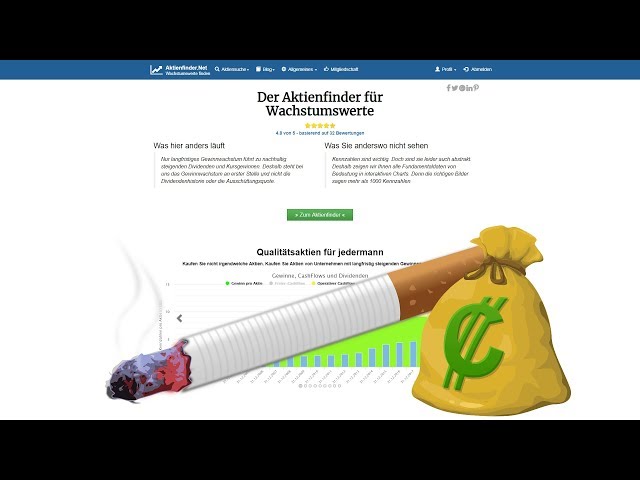 Tabakaktien – Ein Kauf für Dividendeninvestoren?