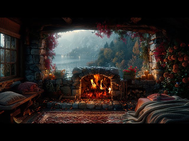 The Gentle Sound of Fire Exploding by the Fireplace | Get a Great Night's Sleep With This Sound