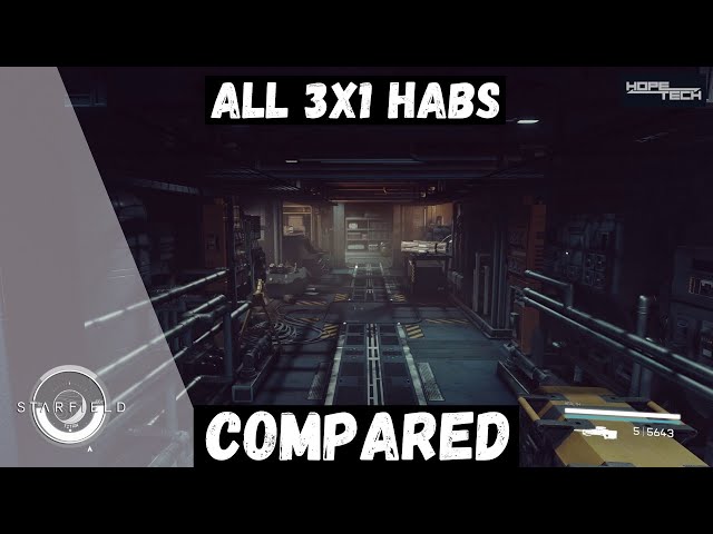 Starfield Tips | Comparing all 3x1 Habs