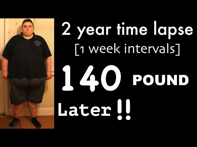 140lb Time lapse weight loss transformation (Goal 2 of 5)
