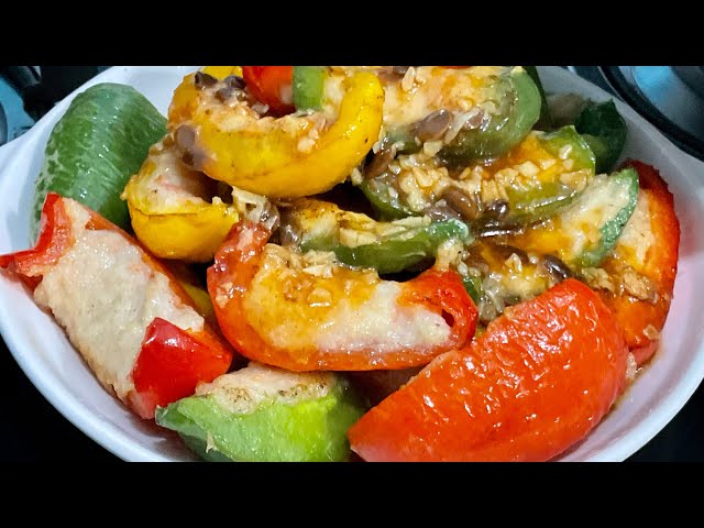How To Cook Delicious Easy Stuffed 3 Color Capsicums