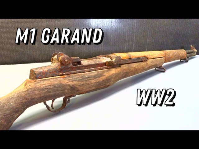 Restoring WW2 1944 Winchester M1 Garand, (with test fire) #restoration #m1garand #normandy