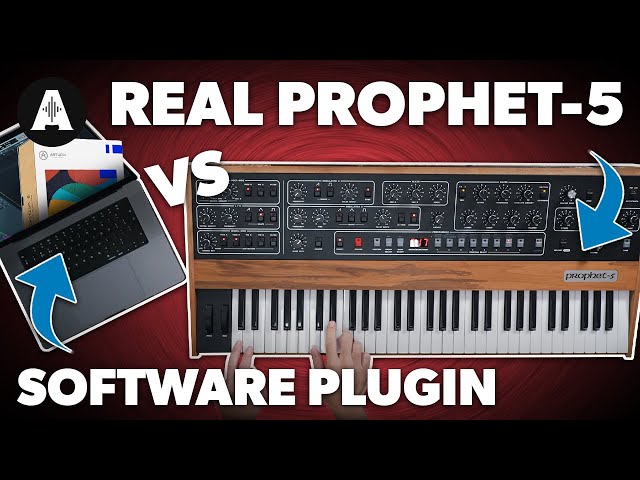 Real Prophet-5 vs Arturia Plugin!