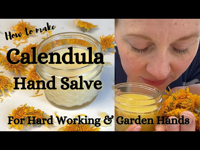 DIY Calendula Hand Salve - Perfect for Hard Working & Garden Hands