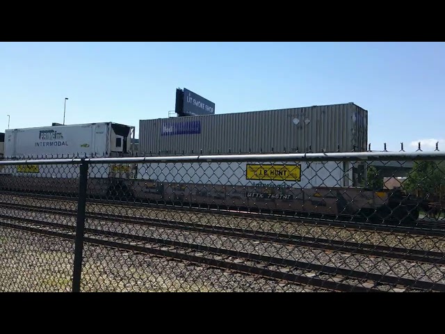 BNSF #6615 Leads EB Intermodal with BNSF Warbonnet. Kansas City, MO 5/18/24