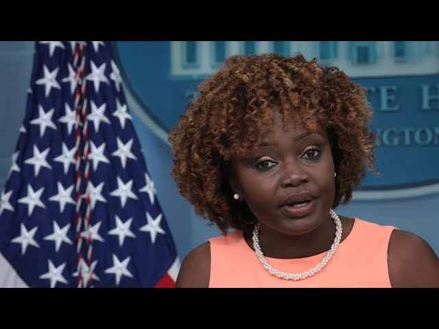 WATCH LIVE: White House press briefing with Press Sec Karine Jean-Pierre