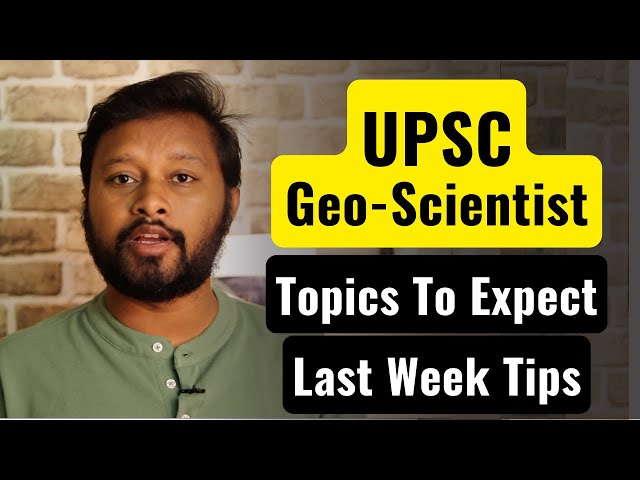 UPSC GSI: Topics to Expect | How to Score in Paper 1 | Last Week Tips | All 'Bout Chemistry