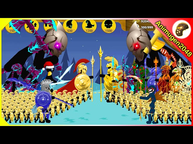 XIPHOS, SPEAROS vs MARROWKAI, FINAL BOSS ZOMBIE ALL SKIN | Stick War Legacy Mod | Animugen2048