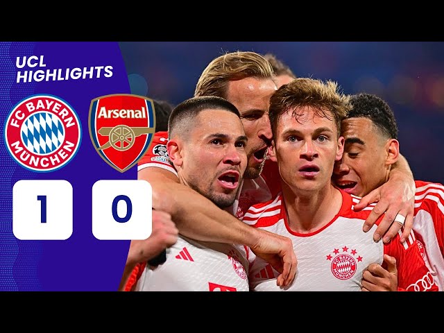 Bayern Munich vs Arsenal (1-0) | All Goals & Highlights | UEFA Champions League 23/24