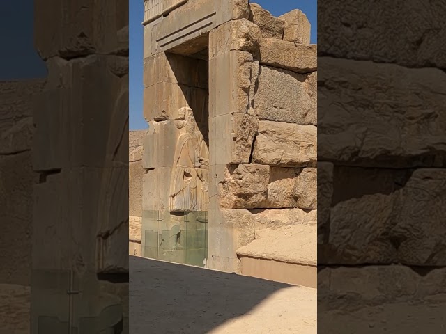 Walking Around the Ruins of Persepolis, the Great Ceremonial capital of the Achaemenid Kings