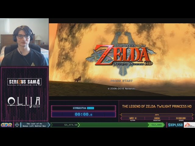 [SGDQ 2020] Zelda: Twilight Princess HD Any% Speedrun in 3:22:06