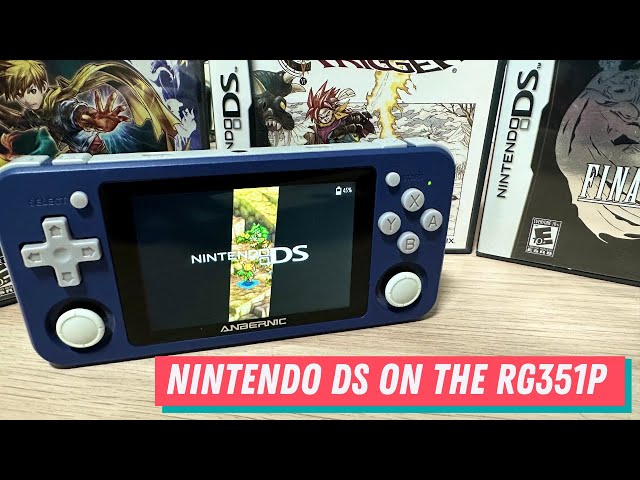 Nintendo DS gameplay on the RG351P is actually pretty good!