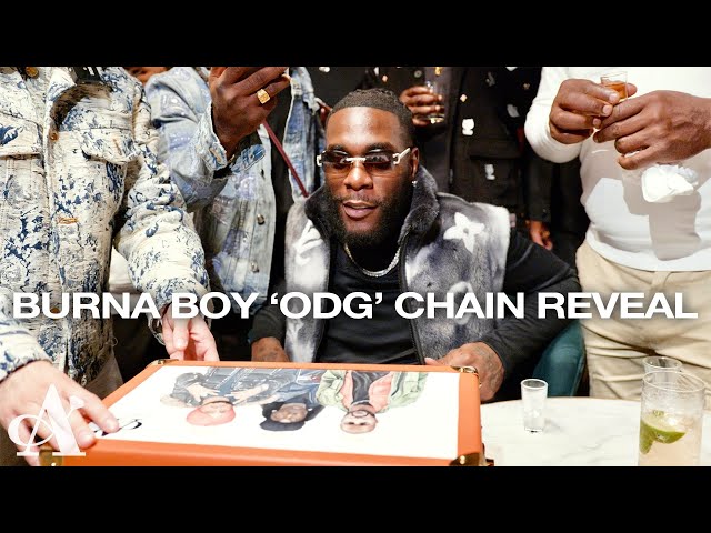 Burna Boy's 1 Million Dollar Chain Reveal | A Jewellers