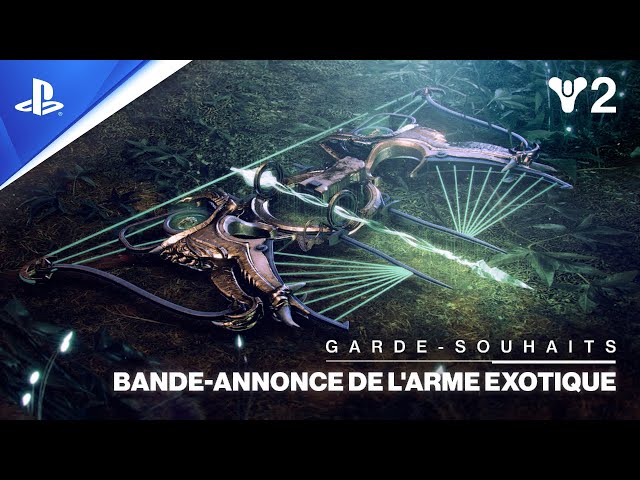 Destiny 2 - Saison du Vœu - Trailer de l'arc exotique Garde-souhaits | PS5, PS4