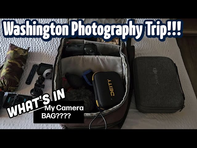 What's In My Lowepro Transit 350 AW Backpack For An Epic Photographic Journey To Washington State