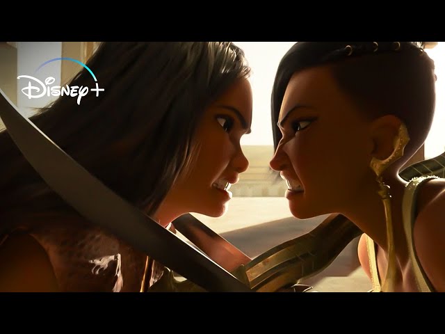 Raya and the Last Dragon - Namaari vs Raya Fight Scene (4k) Movie Clip