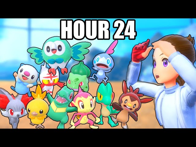24 HOURS to CATCH EVERY SHINY STARTER