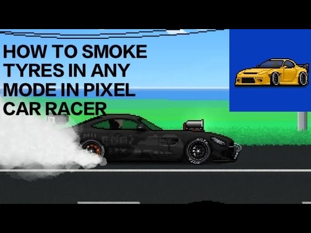HOW TO DO BURNOUT IN ANY MODE IN PIXEL CAR RACER|| Dante_355