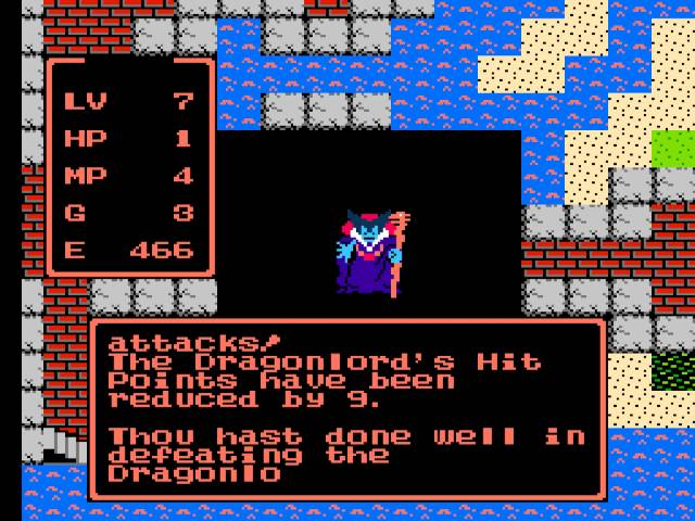 NES Dragon Warrior TAS in 24:03.03 by Acmlm