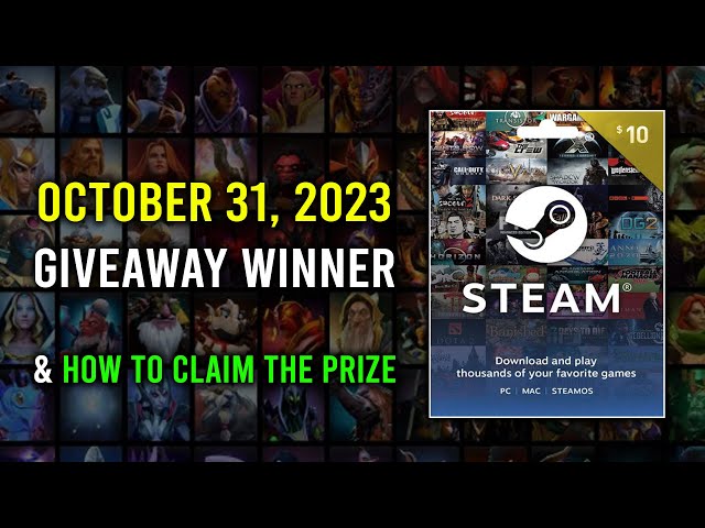 October 31, 2023 Giveaway Result & How to Claim The Prize For the Winner