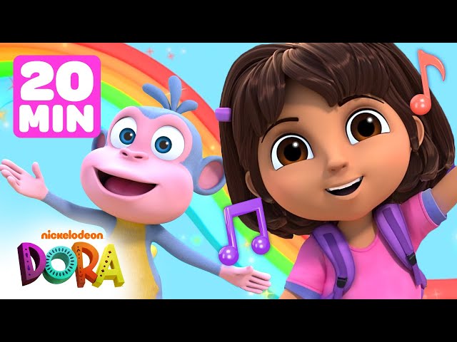 Dora and Boots Sing About Healthy Habits in Sing & Dance w/ Dora! 🎶 20 Minutes | Dora & Friends
