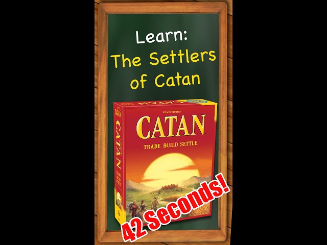 Learn Catan in 42 Seconds! 🚀 #shorts