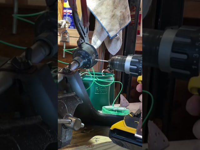 Modifying my weed eater string trimmer #shorts #tools #engine