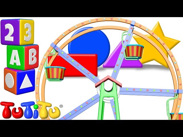 TuTiTu Preschool | Learning Shapes for Babies and Toddlers | Ferris Wheel