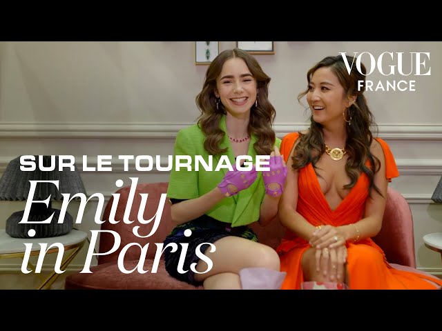 The secrets of Emily in Paris season 2 with Lily Collins, Ashley Park and Lucas Bravo | Vogue France
