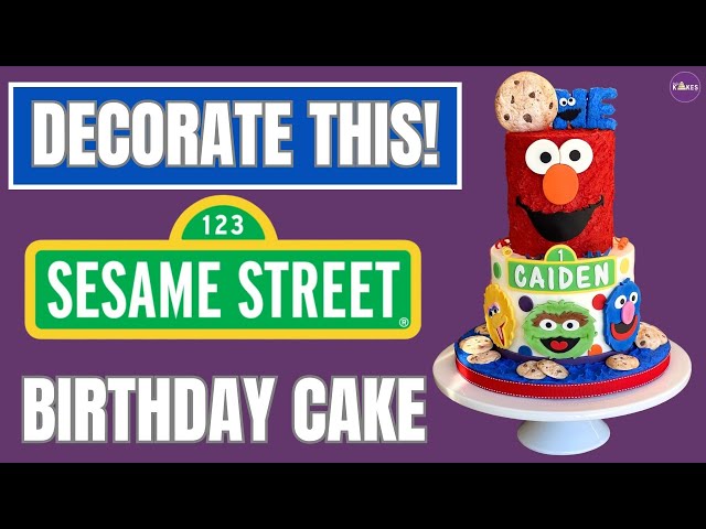 Everyone Goes Crazy For This SESAME STREET CAKE!