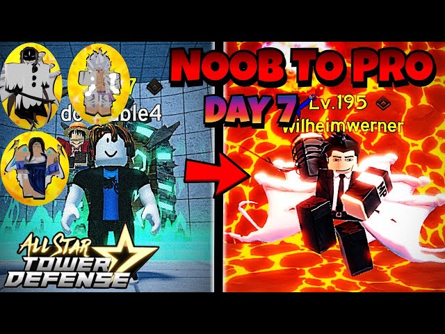 ASTD Noob to Pro Day 7 True Grind | All Star Tower Defense Roblox