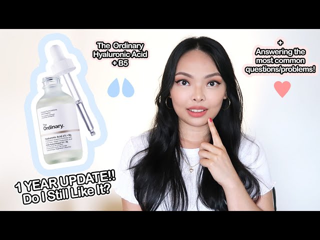 The Ordinary Hyaluronic Acid 2% +B5 - 1 YEAR UPDATE REVIEW