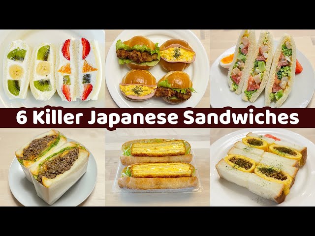 6 Killer Japanese Sandwiches for Brunch - Revealing Secret Recipes!