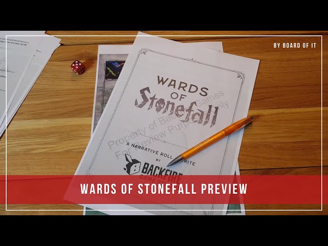 The Wards of Stonefall Preview: A Neat Little Print & Play