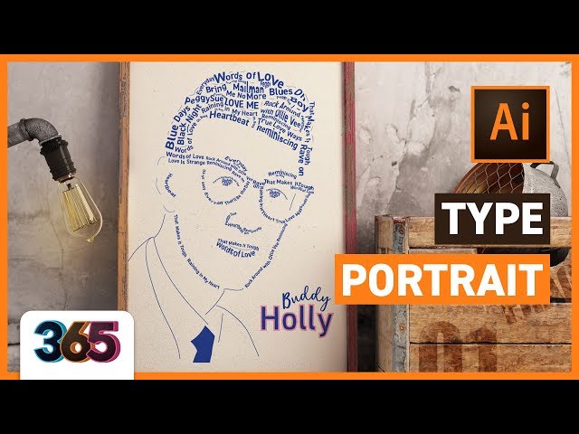 Type Portrait | Illustrator CC Tutorial #34/365 Days of Creativity