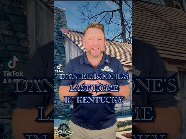 Daniel Boone’s Last Home in Kentucky! #history #boone #danielboone #ushistory #americanhistory