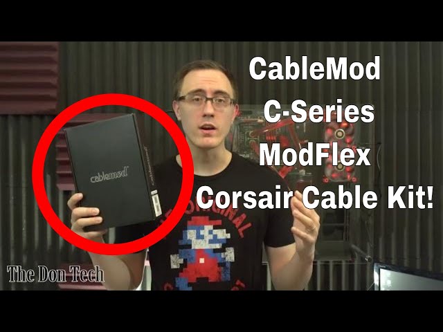 CableMod C-Series ModFlex Full Corsair Cable Kit Unboxing and Review! - The Don Tech