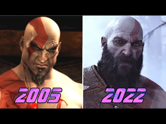 Evolution of God of War 2005-2022