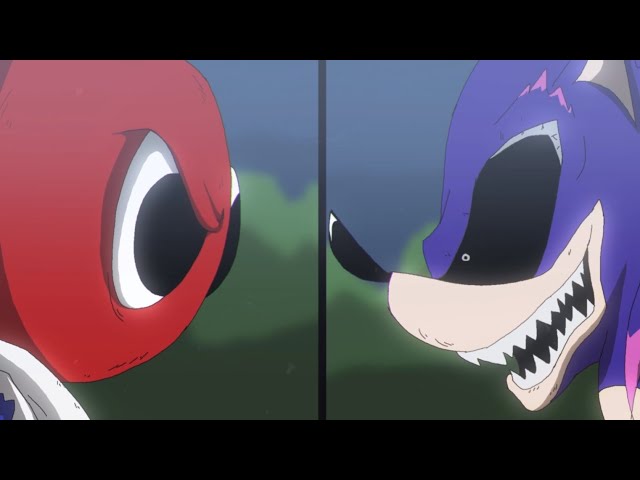 All Rainbow Friends (Ep 1-2) vs Sonic.EXE x FNF Animation | Triple Trouble Friends To Your End Red